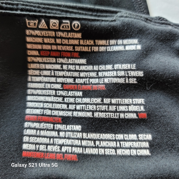 Gymshark Dry Moisture Management Capri Leggings Black Size S - Picture 4 of 9